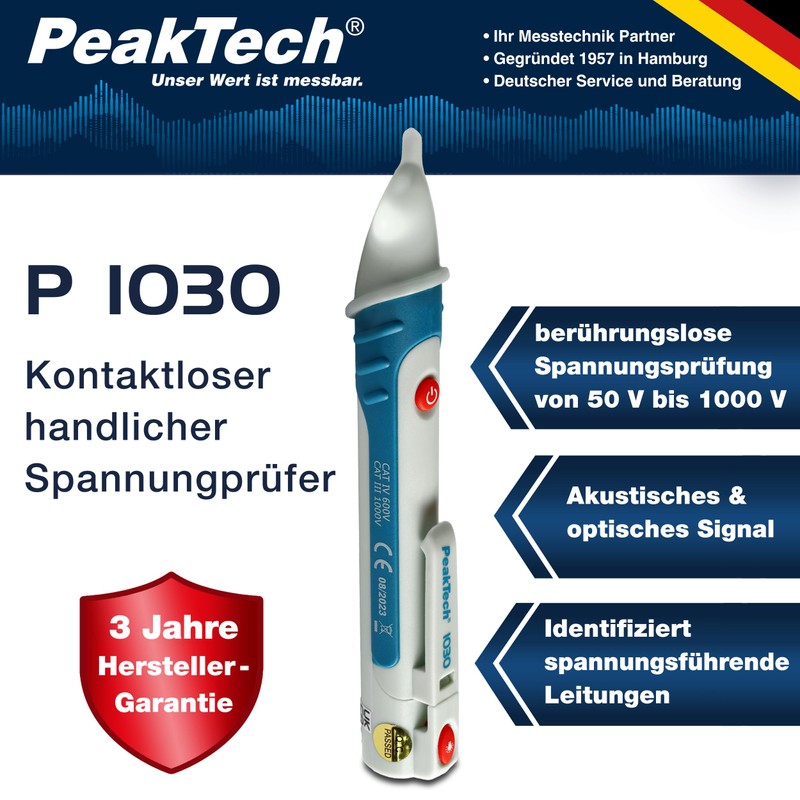 Peak Tech P 1030 – Contactless AC Voltage Tester with