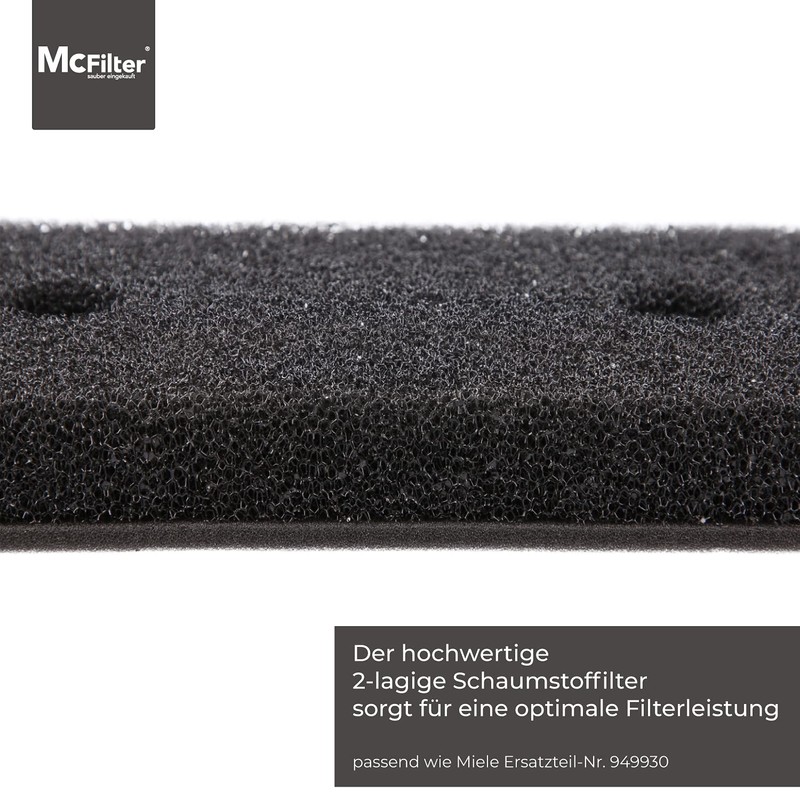 McFilter Foam Filter Compatible with Tumble Dryer Miele Heat Pump