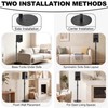 IBVIVIC Universal Speaker Stands Pair 31.5" - 41.3" Height Adjustable