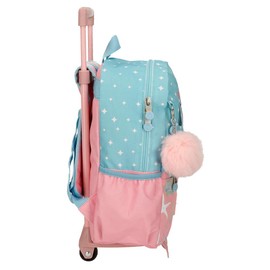 Enso Keep The Oceans Clean Small Backpack, blue, Backpack 32 + Trolley