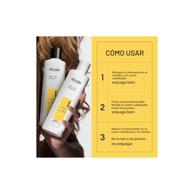 Nioxin Hair System Care Trial Kit, System 1 (Fine Hair/
