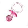 Pink Plastic Baby Pacifier Favors 2.5 (12 pieces)