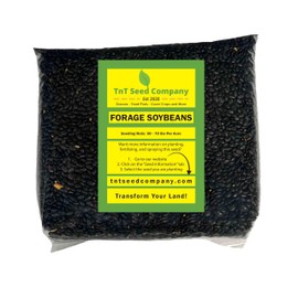 TnT Seed Company Laredo Forage Soybeans Food Plot Seed, 5 lb Bag, High Protein Forage for Deer and Wildlife, Can Reach Heights of 5 Feet Tall