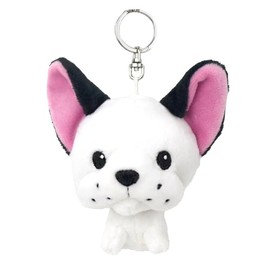 Niki Ben Lenovitz BB Key Ring, Bulldog Keychain, Kids, 3.9 inches (10 cm), white, 10 cm