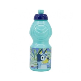 My sweety pop - Drinking Bottle - Plastic - Children - Nursery - School - Holiday - Meal - 18 cm - 400 ml - Hydration - Gift Idea - Bluey - Blue - Boys