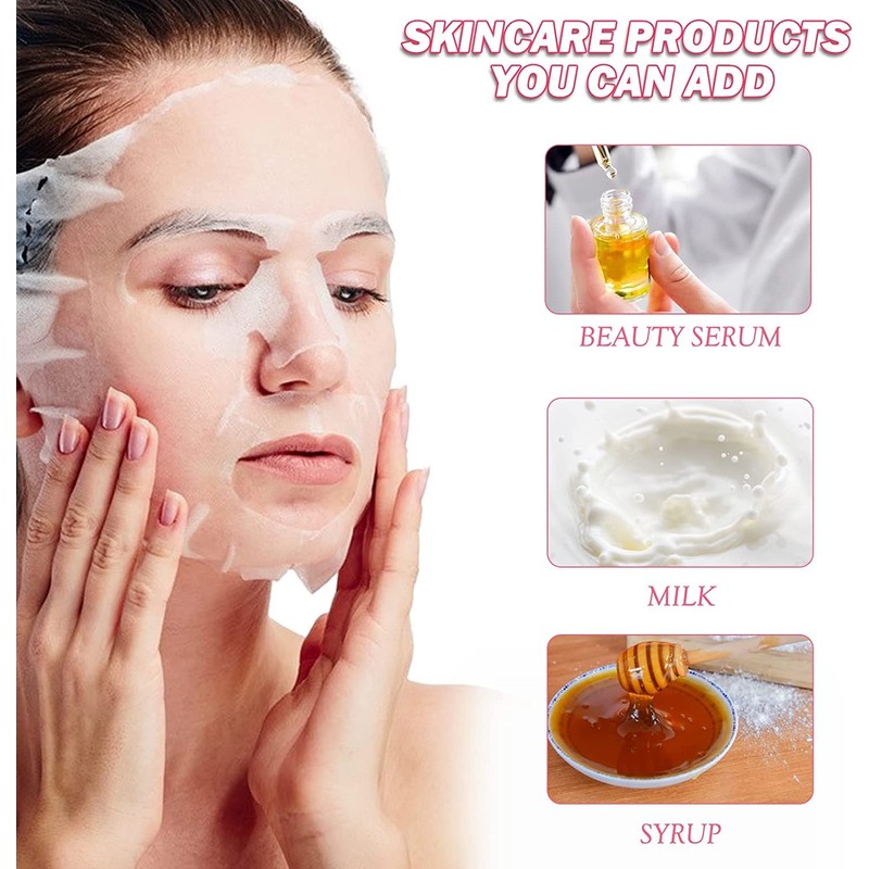 Compressed Face Mask Pack of 40 Face Care Paper DIY