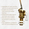 Adjustable 1/2" Part 2 Ball-Cock Float Valve with Ball for