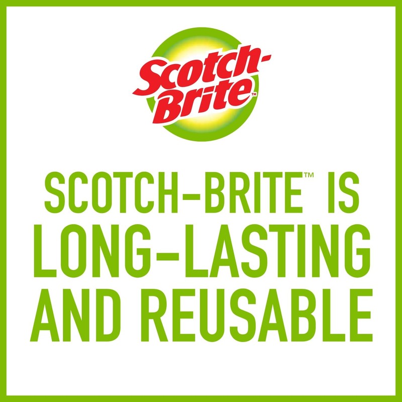 Scotch-Brite Soap Control Dishwand Brush Refills, Non-Scratch Scrub Brush Heads,