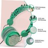 IWOWHERO S Headphones Dinosaur Ear Headset Headphones for Boys and