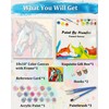 TOCARE Framed Paint by Numbers Kit for Adults, Horse Paint