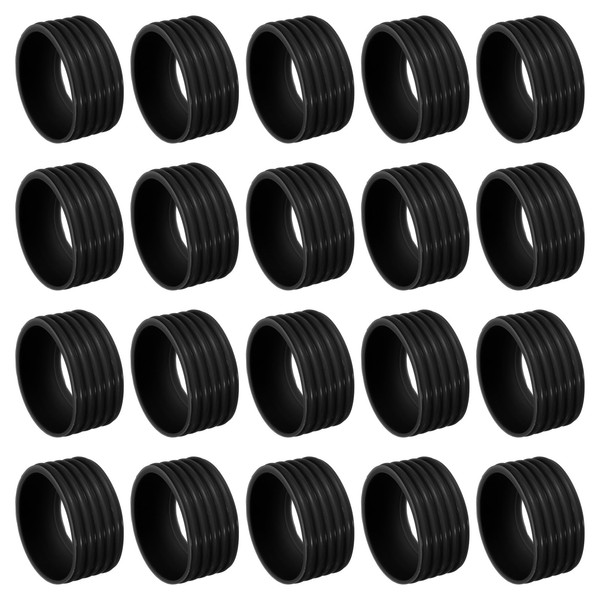 PATIKIL Badmin Thong Racket Handle Grip Rings Set of 20