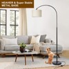 Arc Floor Lamps for Living Room, Modern Standing Lamp with