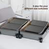 Homsorout Space Saving Compression Organisers - Set of 6, Expandable