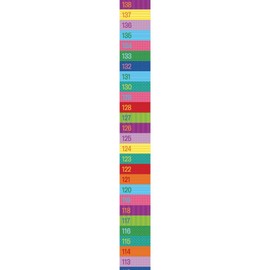 Measure Me! Roll-up Door Frame Height Chart for Kids - Rainbow Rows