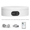 Rotating Display Stand White Epoxy Resin Flashing Motorized Rotating Display