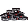 10 of John 3:16 Scripture Silicone Wristbands
