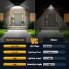 TECKNET 461 LED Solar Powered Outdoor Lights, 270° Angle &