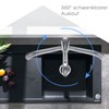 Kitchen Tap Brass 360° Rotatable Kitchen Tap High Pressure Sink