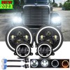 CHUSYYRAY 7" LED Headlamp Headlights & 4'' Fog Lights for
