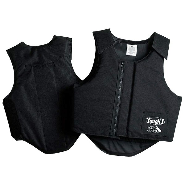 Tough 1 Bodyguard Protective Vest, Black, Small