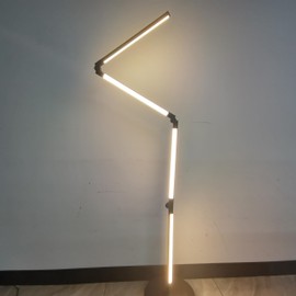 DeckTok Foldable Floor Lamp RGB - Smart LED Corner Lamp with App and Remote Control Rotatable Modern Floor Lights with Music Sync and DIY Colors Dimmable for Living Room Bedrooms Gaming Rooms Decor