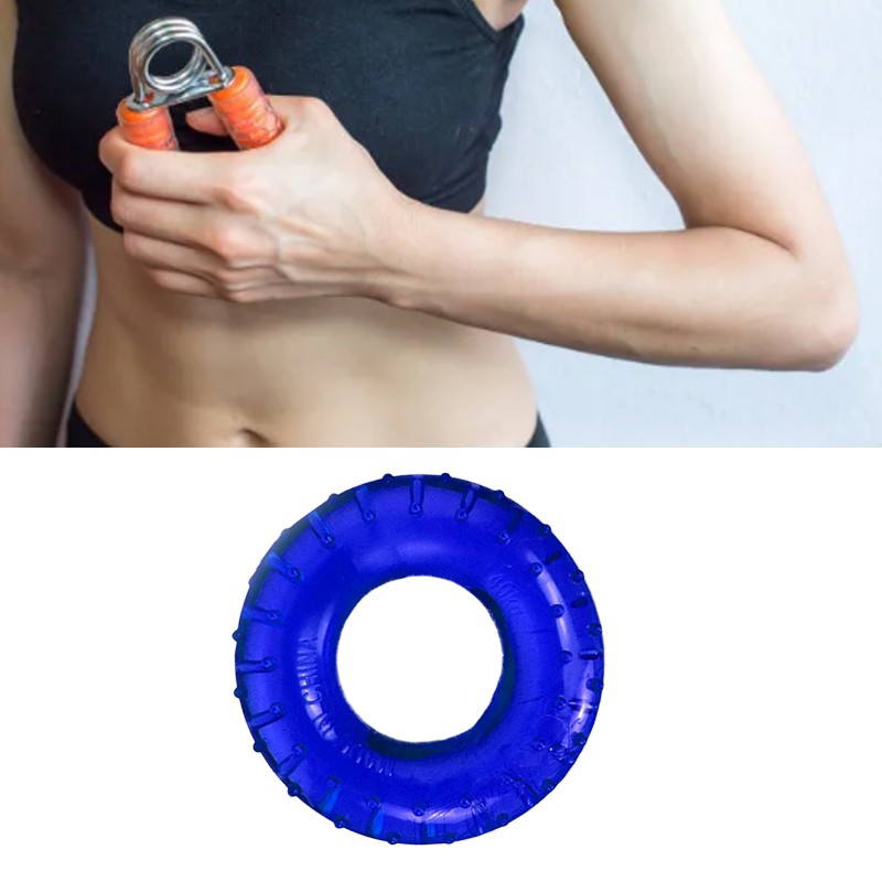 Grip Trainer Rings Rubber Hand Grip Strengthener Ring For Rehabilitation