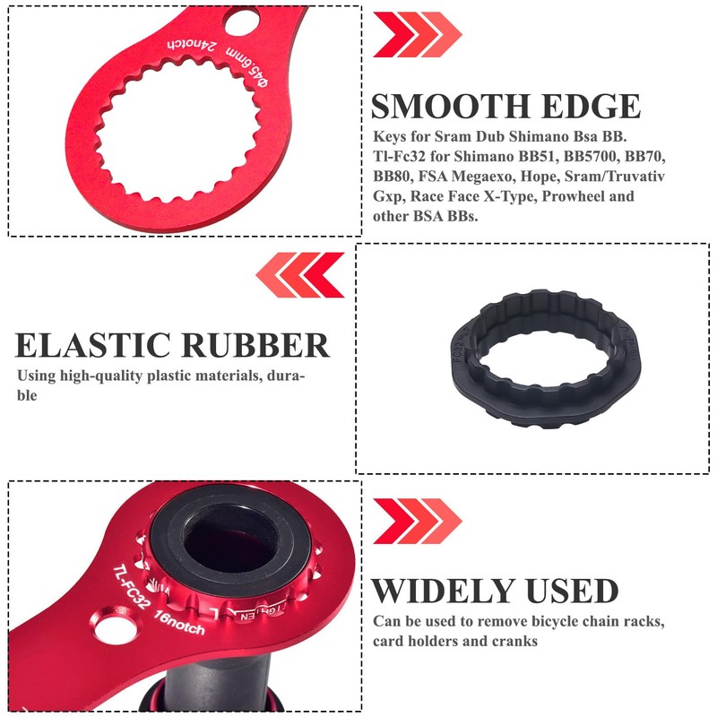 Graplan Centerlock Tool Bicycle Bottom Bracket Wrench BB Wrench Bottom