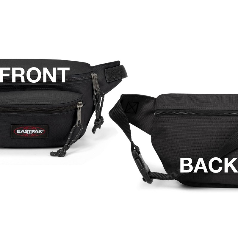 Eastpak Doggy Bag Bum Bag, 27 cm, 3 L, Black