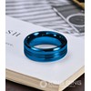 King Ring 8mm Basic Blue Ring – Premium Super Polished