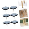 SHINEOFI 16pcs Furniture Sliders for Hardwood Floors Chair Leg Floor