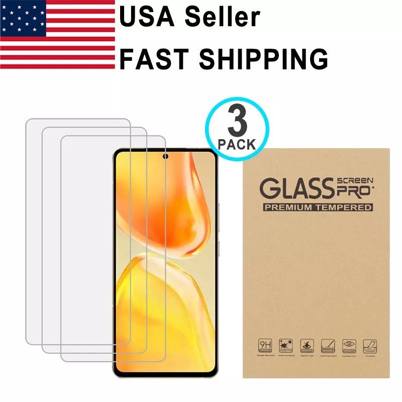 For TCL 3PACK Tempered Glass Screen Protector for TCL 50