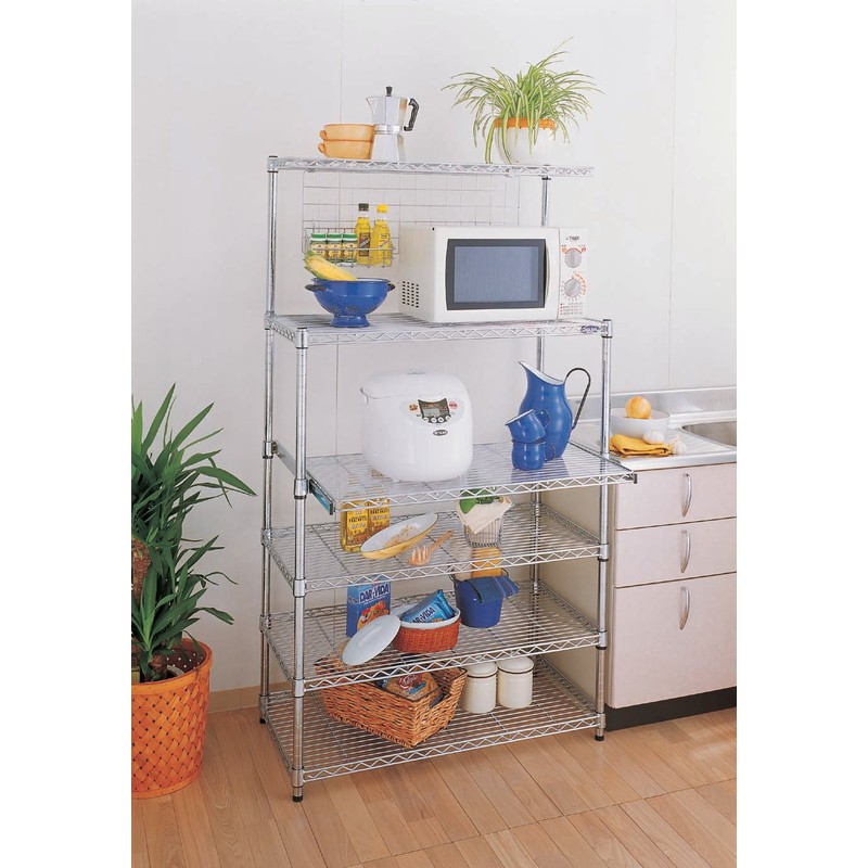 Iris Ohyama MR-2R Metal Rack Series Metal Rack Connector, 2-Pack