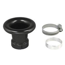 Special Parts Takekawa Curl Funnel, Mounting Diameter 1.3 inches (32 mm), Length 1.5 inches (39 mm), Black, PC18, PC20, DENI18 03-01-1143