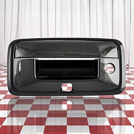 Brighter Design Matte Black Tailgate Handle Cover w/Cam Cutout for GMC Sierra 1500 2014-2018