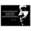 Mike Tyson Portrait A3 Unframed Black and White Quote Poster