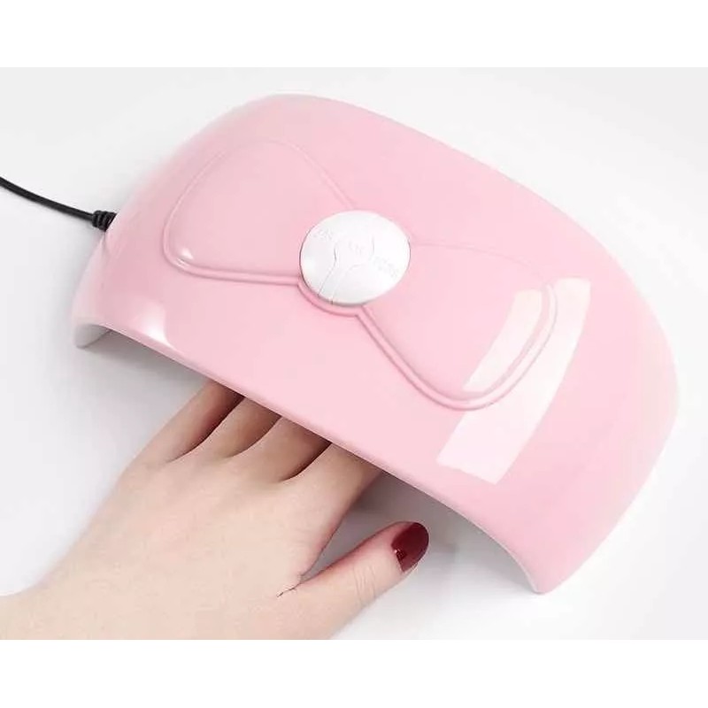 Nail Lamp Lámpara Uv Led Para Uñas 54w Lazo Moño.