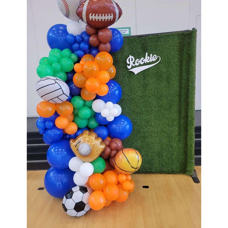 6 Pieces Volleyball Balloons 18 inch, Volleyball Themed Party Decorations