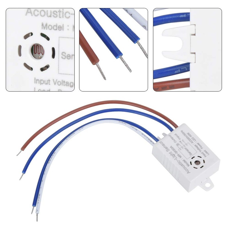 Switch, 5pcs LED Sound and Light Control Switch MRSK50A High