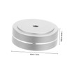 FUNOMOCYA Aluminum Speaker Isolation Feet Mat Subwoofer Vibration Reducing Base