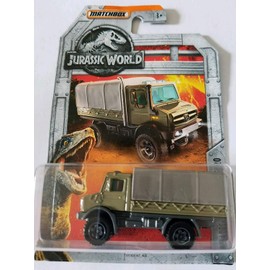 Matchbox Mattel Jurassic World 限定版 メルセデスベンツ ユニモグ U 5020