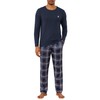 Jahetuul Men's Pyjamas Sets Cotton Long Sleeve Pjs for Men