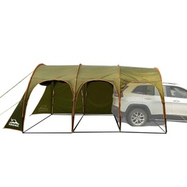 Car Canopy Tent Large Camping Shade for 8-10 Person Family Tent Picnic, BBQ, Friends Gathering Waterproof Windproof Lightweight Easy Setup 15 * 10 FT