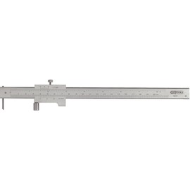 KS Tools 300.0626 Universal marking gauge with stop roller, 200mm