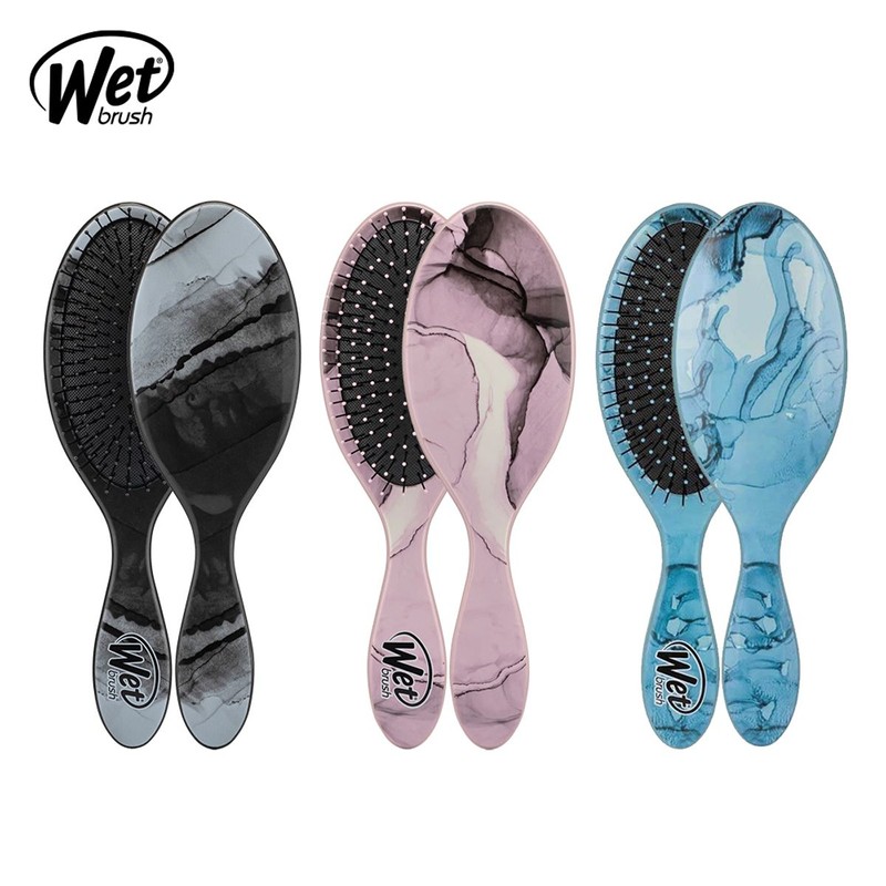 Wet Brush Original Detangler Terrain Texture_Arctic Blue