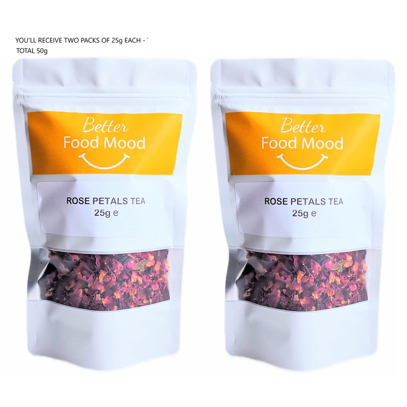 Better Food Mood Rose Petals Loose Leaf Tea 50g |