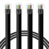 NECABLES 2Pack RJ12 Cable 6ft Phone Cord RJ12 6P6C Male