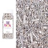 Sprinkles Silver Premium 100 grs,| Presentacion Frasco Transparente de 100grs,