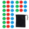 TOYANDONA Pack of 30 Colourful Plastic Balls, Mini Play Balls,