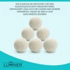 Luminer Tumble Dryer Balls, 6 x Low Noise Wool Balls