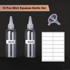Prebarfun Pack of 16 Squeeze Bottles 60 ml, Empty Squeeze